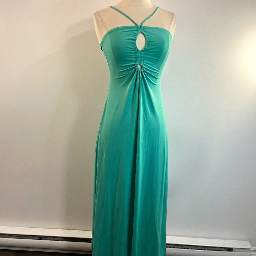 See You Monday Women's Mint Green Keyhole Dress - Juniors Size Large - NWT